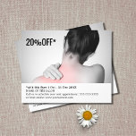 Flyer Elegante Cinza Branca - Terapia de Massagem de Fot<br><div class="desc">Panfleto elegante, modelo de design de cupons com uma foto profissional de estúdio. Ferramenta de marketing perfeita para seus clientes. Este folheto é totalmente personalizável, você pode adicionar seus detalhes pessoais a ele facilmente. Se precisar de ajuda para personalizá-lo, entre em contato conosco. Você pode combinar este produto com cartões...</div>