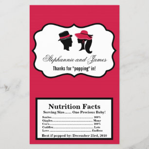 Flyer Elegante de Chapper Formal de Pipoca de Micro Onda