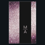 Flyer Elegante Monograma Silber Lila<br><div class="desc">Ein elegantes und raffiniertes Design mit einem digital Bild aus Silber-Lila-Glitter. Achtung: Bei der Herstellung wird keine echte Folie verwendet,  sondern nur die Farbe gründlich aufgedruckt. Füge deine Daten,  Logo,  FirmenDetails und Bilder in Minuten hinzu.</div>