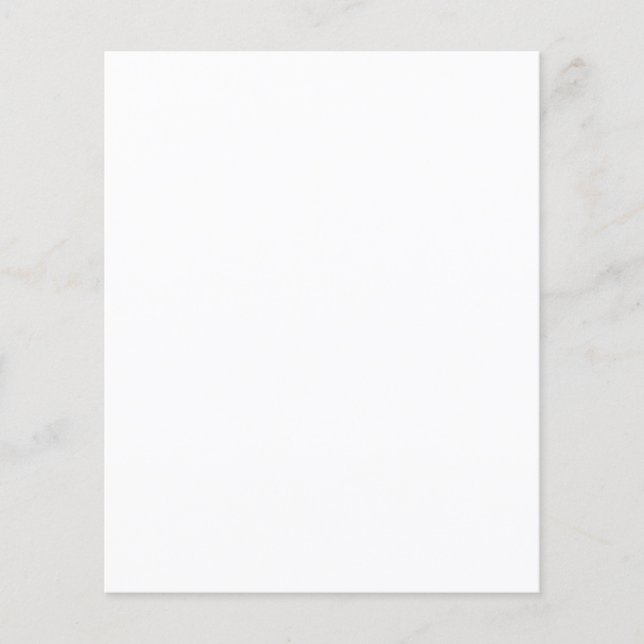 Flyer em Branco Minimalista | Design de Negócios P (Frente)