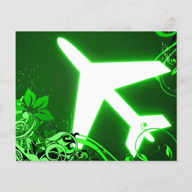 Flyer em todo o mundo: avião hi-fi (Frente)