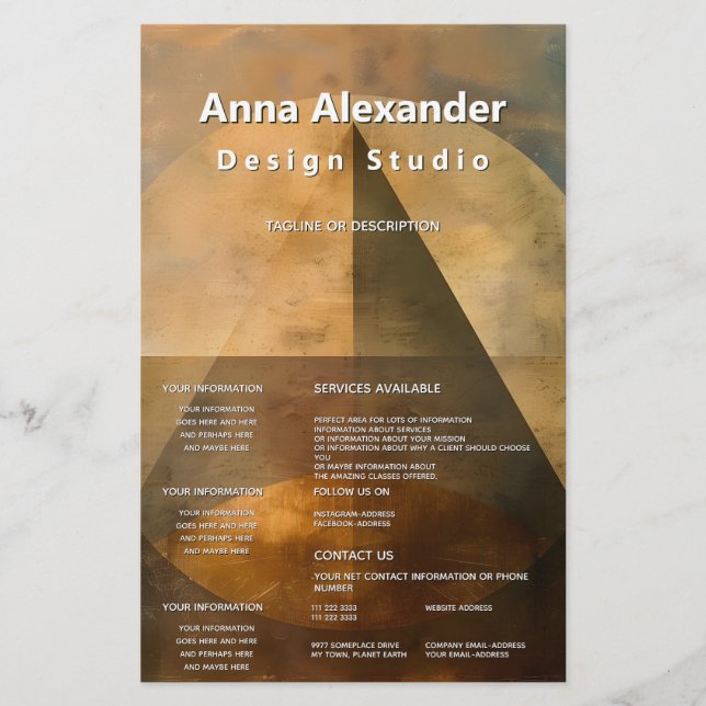 Flyer Ember Canopy | Design Minimalista (Frente)