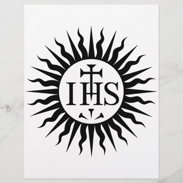 Flyer Emblema da Sociedade de Jesus (Frente)