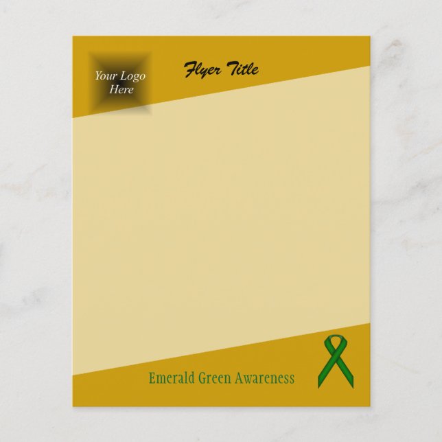 Flyer Emerald Green Standard Ribbon por Kenneth Yoncich (Frente)