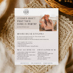 Flyer Empresa do Estado Real Valorização da Residência d<br><div class="desc">Curioso sobre o que vale a sua casa? Este folheto concebido profissionalmente é a ferramenta perfeita para agentes imobiliários que oferecem serviços personalizados de avaliação doméstica. No topo, mostre orgulhosamente seu logotipo para criar o reconhecimento de marcas. Logo abaixo, a manchete editável, Curiosa sobre o que sua casa vale?, chama...</div>