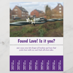 Flyer Encontrado o Teto do Amor Desligado