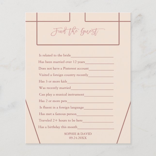 Flyer Encontre O Convidado Que Espiei O Jogo De Casament (Frente)