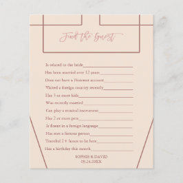 Flyer Encontre O Convidado Que Espiei O Jogo De Casament