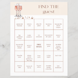 Flyer Encontre o jogo de Chá de panela convidado