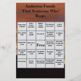 Flyer Encontro de Família Encontre Alguém e Jogos a Qual