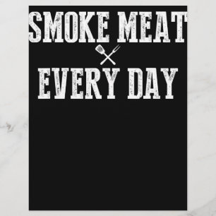 Flyer Engraçado Churrasco Fumador Acessório Pitmaster Pa
