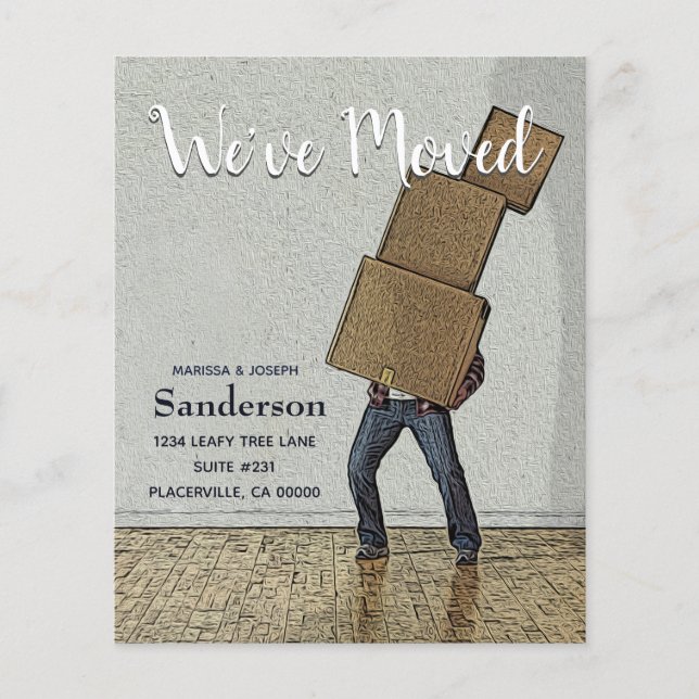 Flyer Engraçado no orçamento, nós mudamos o anúncio (Frente)