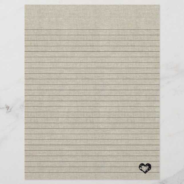 Flyer Entrada Vinculada Inserir Páginas Linen (Frente)