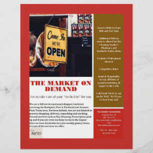 Flyer Entre, estamos abertos