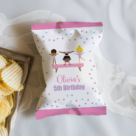 Flyer Envoltório de saco de batata frita de aniversário