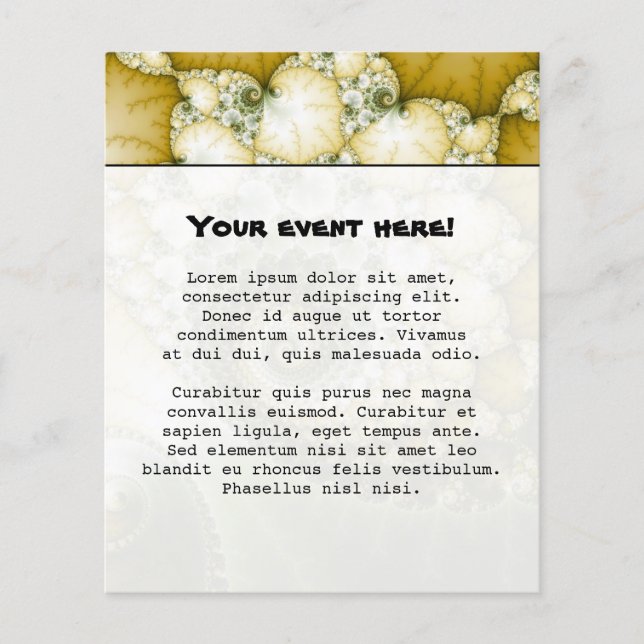 Flyer Escala a arte frontal (Frente)