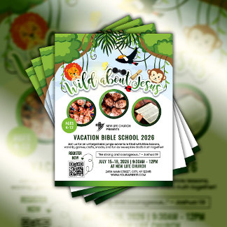 Flyer Escola Bíblica de Férias da Igreja da Juventude Se