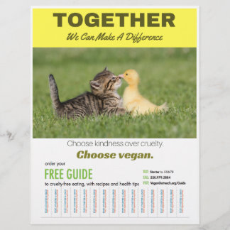 Flyer Escolha o Cartaz Vegano