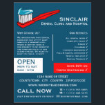 Flyer Escova de dentes e pasta de dentes, Odontologia, A<br><div class="desc">Escova de dentes e pasta de dentes, Odontologia, Folheto de publicidade de dentista pela Loja de Cartão de visita.</div>