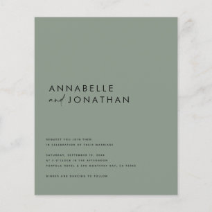 Flyer Escrito preto moderno - natas - mínimo