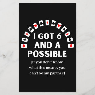 Flyer Espadas Engraçadas Tenho Seis E Um Possível Cart