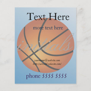 Flyer Especial Super Orçamento de Basquete