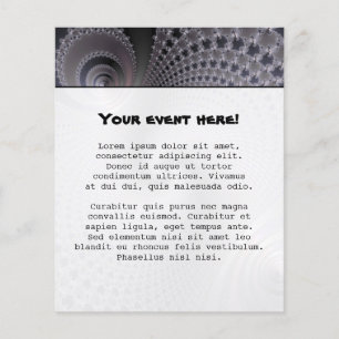 Flyer Espirais sem fim - Arte frontal