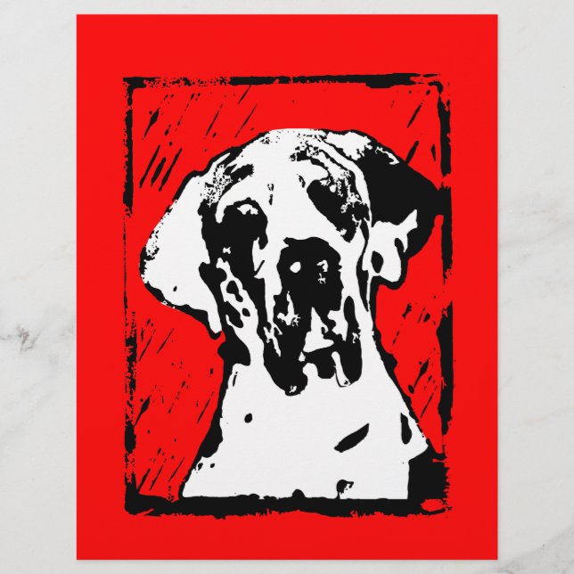 Flyer Esra Harlekin Dogue Alemão (Frente)