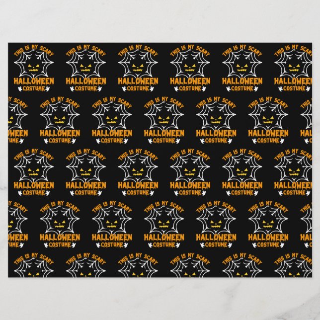 Flyer Este é o meu papel de scrapbook de fantasia de Hal (Frente)