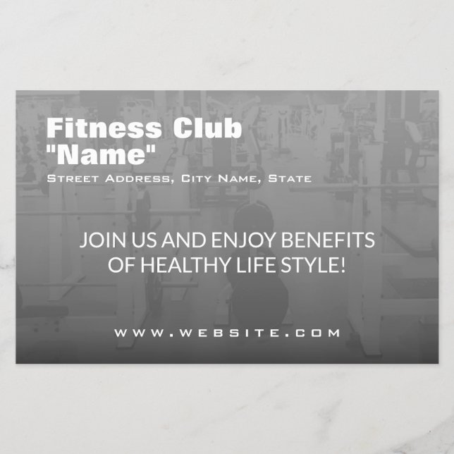 Flyer Estilo de promo de design moderno de tendências (Frente)