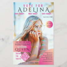 Estilo HOCO da Revista Queen Pink da Rainha de Viv