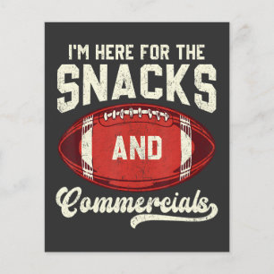 Flyer Estou Aqui Pelos Lanches E Anúncios Futebol Americ