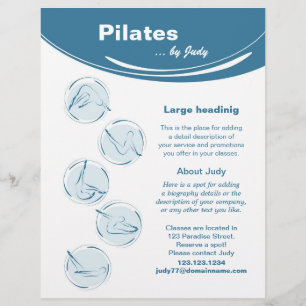 Flyer Estúdio pilates
