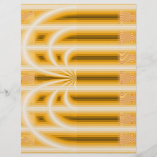 Flyer ET Retro Cathedral Scrapbook Paper Bulk Pages (Frente)