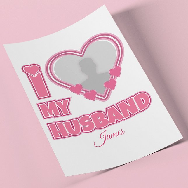 Flyer Eu Amo Meu Marido Personalizado – Adicionar Foto e (Criador carregado)