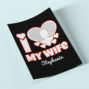 Flyer Eu Amo Minha Esposa Personalizado – Adicionar Nome