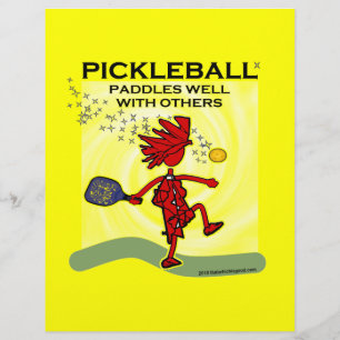 Flyer Eu Desejo Camisas E Presentes De Pickleball
