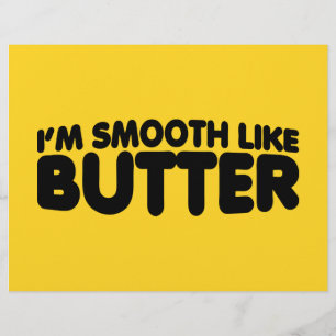 Flyer Eu sou suave como manteiga