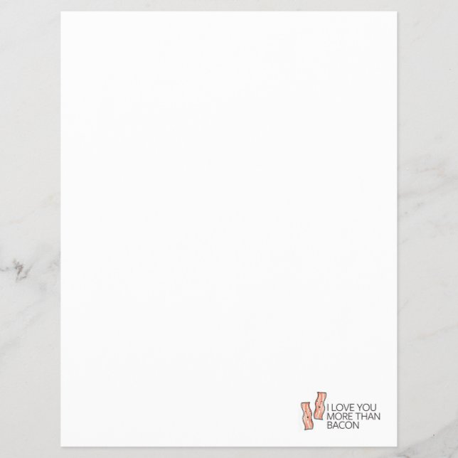 Flyer Eu te amo mais que Bacon (Frente)