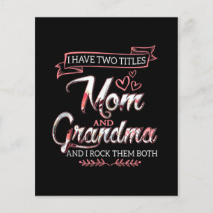 Flyer Eu Tenho Dois Títulos Mãe, Dia de as mães Prese