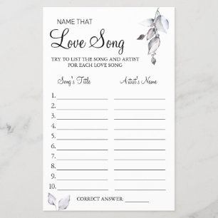 Flyer Eucalyptus Nombre que la canción de amor duc