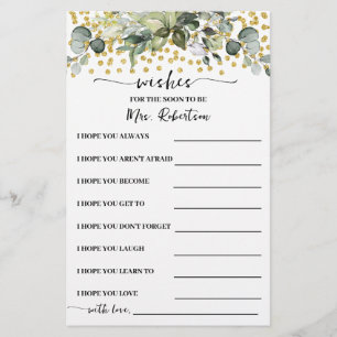 Flyer Eucalyptus quer que em breve seja a Sra. Card Flye
