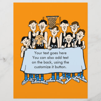 Flyer Evento da equipe de basquetebol engraçado
