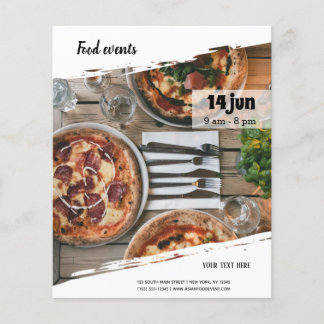 Flyer evento de comida