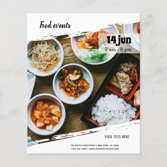 Flyer evento de comida (Frente)