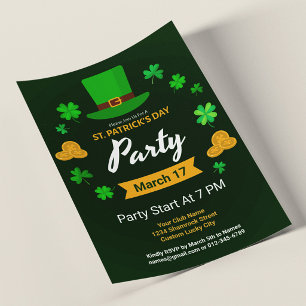 Flyer Evento de festa de clube personalizado do dia de S