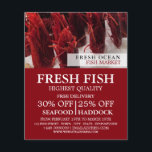 Flyer Exibição De Camarão, Fishmonger/Esposa, Mercado De<br><div class="desc">Visor De Camarão,  Fishmonger/Esposa,  Folhetos De Publicidade No Mercado De Peixes Da Loja De Cartão de visita.</div>