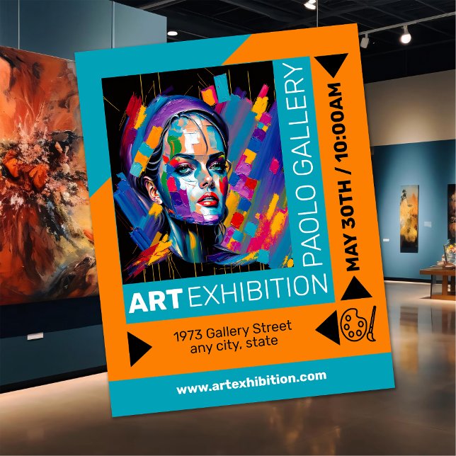 Flyer Exposição de Arte (Criador carregado)