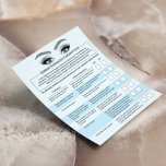 Flyer Eyelash Extensions Liability Waiver Blue Salon<br><div class="desc">Eyelash Extension Liability Waiver & Release Form Flyers.</div>