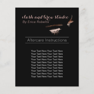 Flyer Eyelash & Makeup Artista de Ocultação